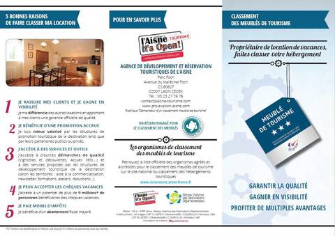 © Aisne Tourisme 5 bonnes raisons de faire classer sa location !